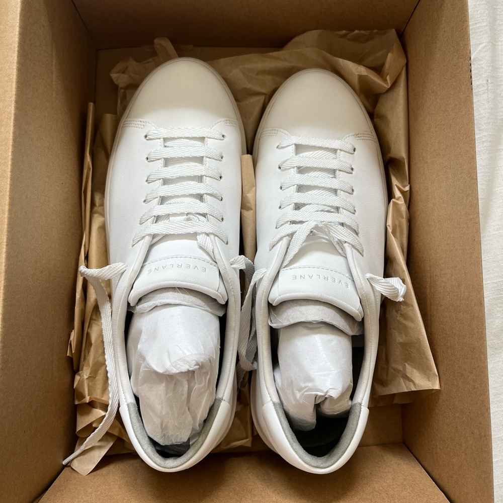 Everlane ReLeather Tennis Shoe - W10/M8